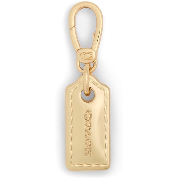 Coach Other - Coach Gold Tag Keychain Charm - NEW